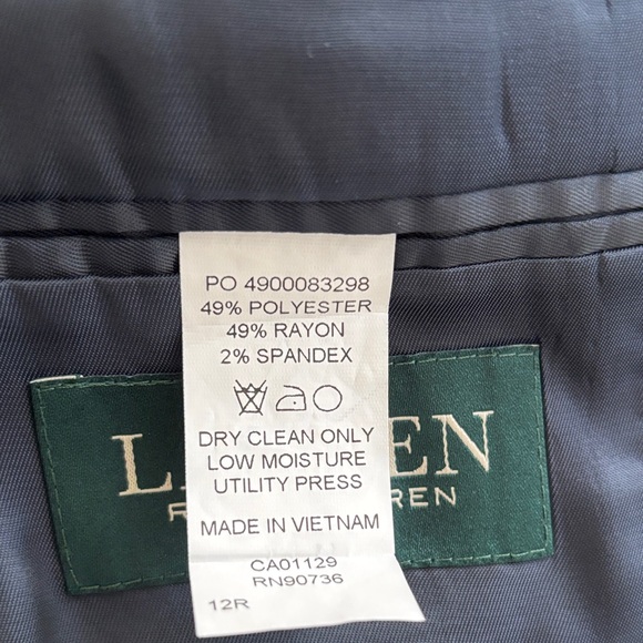 Ralph Lauren Kids Black Plaid Blazer - Picture 7 of 7